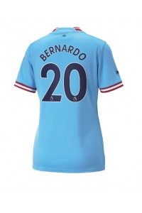 Manchester City Bernardo Silva #20 Fotballdrakt Hjemme Klær Dame 2022-23 Korte ermer